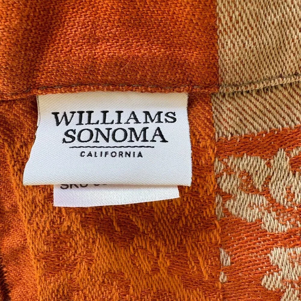 Williams Sonoma Napkins Fall Colors Set Of Two